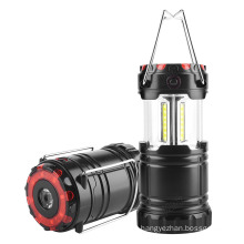 STARYNITE new 4 modes battery operated emergency camping light with lantern led flashlight and red flash light